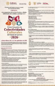Primer Encuentro de Colectividades Culturales del Estado de Guerrero 2026