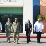 Evelyn Salgado reconoce la lealtad y vocación de servicio del Ejército y la Fuerza Aérea en Guerrero