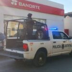 Secretaría de Seguridad Pública realizan recorridos de seguridad en tiendas departamentales y sucursales bancarias en Iguala
