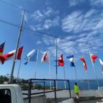 Promotora de Playas Acapulco, llevó a cabo trabajos de rehabilitación de las banderas instaladas en el Mirador Atardecer