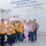 Con el objetivo de fortalecer las acciones de prevención y control de enfermedades, este día se dio inicio a Jornada de vacunación y a las brigadas de cerco sanitario en el municipio de Tixtla.