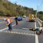 Inician Tránsito Estatal y CICAEG obras de seguridad vial en la avenida Escénica