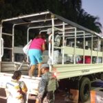 La Guardia Nacional activó un vehículo adaptado como transporte, denominado “GN Bus”