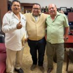 Francisco Rodríguez Cisneros, sostuvo un encuentro con el presidente del Comité Estatal de la Unión de Transportistas (UTD)