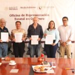 La SGIRPCGRO Y CONAFOR firman convenio para la confirmación de brigadas rurales contra incendios forestales 