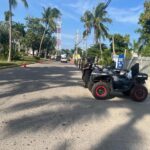 En Acapulco, personal de Tránsito Estatal de la Secretaría de Seguridad Pública implementa un operativo especial en inmediaciones de la Arena GNP Seguros