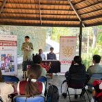 Entre páginas y comentarios, estudiantes de la Escuela Secundaria Federal “Vicente Guerrero” vivieron una jornada de lectura en el Centro Cultural Ex Hacienda El Chorrillo.