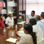 Francisco Rodríguez Cisneros, recibió en mesa de trabajo a padres de familia y docentes del Centro de Estudios Científicos y Tecnológicos del Estado de Guerrero