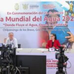 Conmemora Evelyn Salgado el Día Mundial del Agua con anuncio de 55 obras hidráulicas en comunidades rurales en 2026