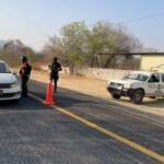 Seguridad Pública mantienen un puesto de atención ciudadana en el punto conocido como La Cruz