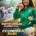 Anette Catalán obtuvo la medalla de bronce en el Campeonato Centroamericano de Karate CCONDEKA 2026