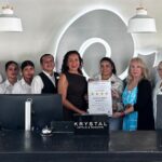 Entrega de Constancia del Sistema de Clasificación Hotelera con categoría cuatro estrellas al Hotel Krystal Beach Acapulco