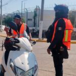 Policía y Tránsito Estatal de la Secretaría de Seguridad Pública realizan el operativo “Casco Seguro” en el puerto de Acapulco