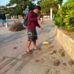 Promotora de Playas Acapulco realizó limpieza y mantenimiento en accesos y franja de arena del Paseo del Pescador