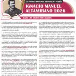 XXI Premio Nacional de Novela y Poesía Ignacio Manuel Altamirano 2026