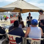 Dirección General de Prevención Social del Delito se encuentra en playas de Acapulco brindando orientación preventiva y acompañamiento