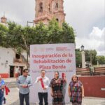 Evelyn Salgado inaugura la nueva Plaza Borda del centro histórico de Taxco, listo para brillar en Semana Santa 2026 