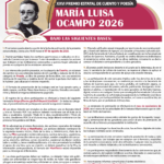 XXVI Premio Estatal de Cuento y Poesía María Luisa Ocampo 2026