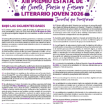 XIII Premio Estatal de Cuento, Poesía y Ensayo Literario Joven “Juventud que Transforma”