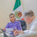 Evalúa Evelyn Salgado con titular de CAPASEG trabajos preventivos ante la temporada de lluvias en Guerrero