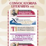 Convocan a escritoras, escritores y poetas a participar en el concurso de Obras Literarias 2026