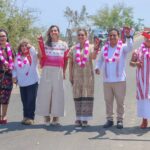 Inaugura Evelyn Salgado la segunda etapa de la pavimentación del entronque carretero Pico del Monte