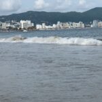 Se registra evento de Mar de Fondo en las costas de Guerrero