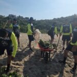 Personal Naval participa en la Tercera Jornada de Limpieza de Playas y Feria Ambiental en Acapulco, Guerrero