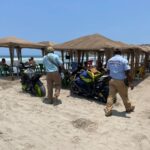 Elementos de la Policía Estatal y corporaciones de seguridad del municipio de Acapulco mantienen recorridos de vigilancia