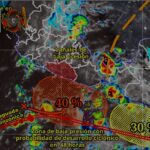 Bajo vigilancia dos zonas de baja presión; la SGIRPCGRO llama a mantenerse informados