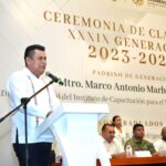 EL DIRECTOR GENERAL DEL ICATEGRO, EL MTRO. MARCO ANTONIO MARBAN GALVÁN, FUNGIÓ COMO PADRINO DE GENERACIÓN DE CLAUSURA DE LA XXXIX GENERACIÓN 2023–2026 DEL CONALEP