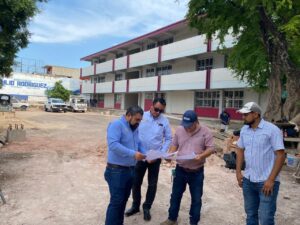 Realiza IGIFE obras de mejoramiento en la escuela primaria Braulio Rodríguez en Iguala