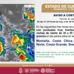 Protección Civil mantiene vigilancia por pronóstico de lluvias y recomienda medidas preventivas