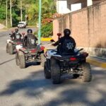 Operativo Verano 2026, personal de la Policía Estatal mantiene recorridos de seguridad en la cabecera municipal de Taxco.