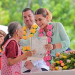 Evelyn Salgado inaugura Zócalo de Atenango del Río; suman más de 70 mdp de inversión en obras