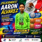 Logra el guerrerense Aarón Álvarez tres medallas en el Campeonato Centroamericano de Tenis de Mesa