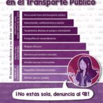 Leé y conoce la Pirámide del acoso en transporte público.