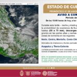 Se pronostican lluvias fuertes y lluvias puntuales fuertes para este viernes en Guerrero