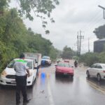 Tránsito Estatal implementa operativo especial por lluvias en Acapulco