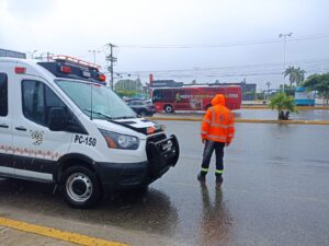 Secretaría de Gestión Integral de Riesgos y Protección Civil Guerrero (SGIRPCGRO) brindó atención a la población y atendió diversos reportes de afectaciones