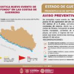 Se pronostica nuevo evento de Mar de Fondo en las costas de Guerrero a partir del jueves
