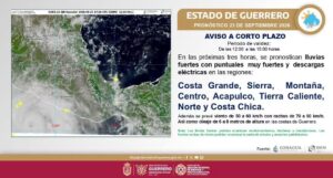 Huracán Polo se mantiene como categoría 4; lluvias fuertes se registran en costa de Guerrero y autoridades llaman a extremar precauciones