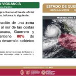 Gobierno de Guerrero mantiene activos protocolos de prevención, monitoreo y alertamiento por posible formalización de un ciclón tropical en el Pacífico