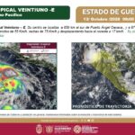 Se formó la Depresión Tropical “Veintiuno-E” en el Océano Pacífico