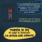 En Guerrero se castiga hasta seis años de cárcel por rapiña durante contingencias 