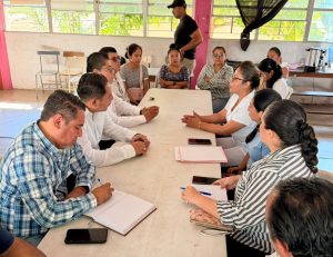 IGIFE, la Secretaría General de Gobierno, Protección Civil y la SEG instalaron una mesa de trabajo en la primaria Partido Revolucionario Institucional